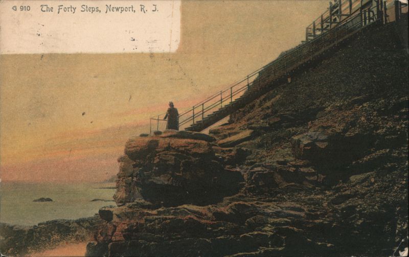 The Forty Steps, Newport, RI Rhode Island