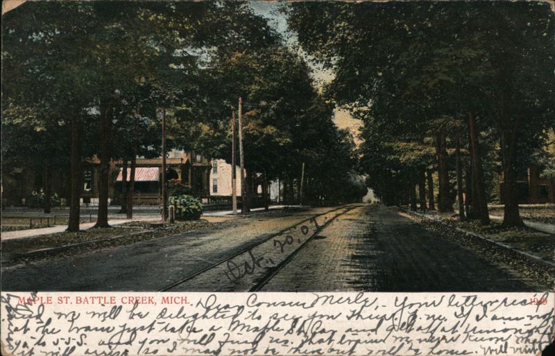 Maple St., Battle Creek, MI Michigan