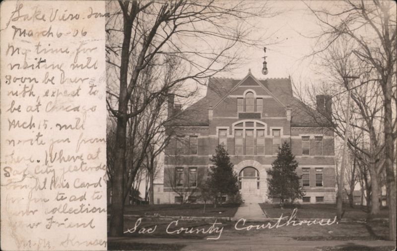 Sac Country Courthouse Sac City Iowa