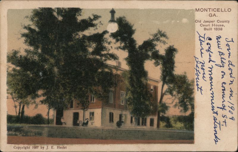 Old Jasper County Court House, Monticello, GA Georgia