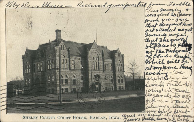 Shelby County Court House, Harlan, IA Iowa
