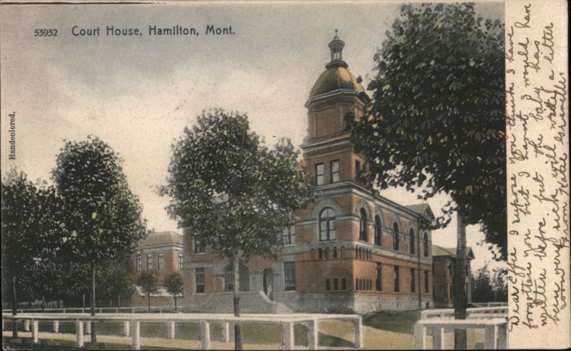 Court House, Hamilton, MT Montana