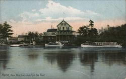 New Meadows Inn from the River, Maine Postcard