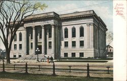 Public Library, Lynn, MA Postcard