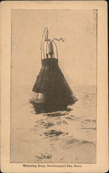 Whistling Buoy, Newburyport Bar, MA Postcard