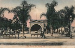 The Plaza, San Diego, CA Postcard