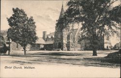 Christ Church, Waltham Postcard
