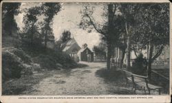 Mountain Drive, Army & Navy Hospital, Hot Springs, AR Postcard