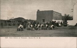 Deer Dance at Tesuque, Santa Fe, NM Postcard