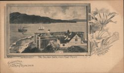 The Golden Gate from Fort Point, San Francisco Postcard