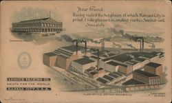 Armour Packing Co. Plant 90 Acres of Floor Space Postcard