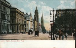 Fifth Avenue, New York Postcard