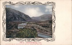 Glenwood Springs, Colorado, 1907 View Postcard
