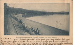 Steilacoom Bay from Tacoma Street Car Co.'s Track Postcard