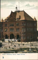 Fort Worth, Texas Federal Building Postcard