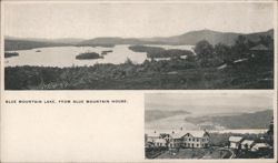 Blue Mountain Lake & Blue Mountain House Postcard