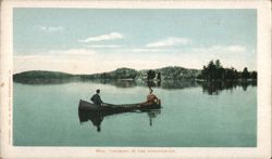 Canoeing in the Adirondacks Postcard