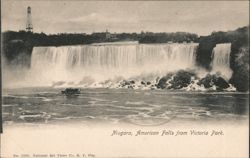 Niagara, American Falls from Victoria Park Postcard