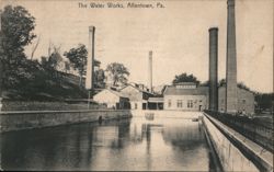The Water Works, Allentown, PA Postcard