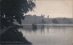 Ladies Walk, Alma Lake, Wellston, O. Postcard