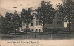 Taylor Hall, University of Wooster, O. Postcard