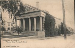 Pilgrim Hall, Plymouth, MA Postcard