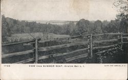 View from Summer Seat, Oyster Bay L.I. Postcard