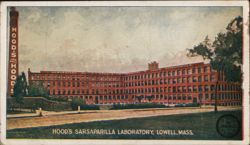 Hood's Sarsaparilla Laboratory, Lowell, MA Postcard