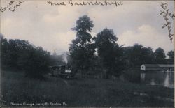Narrow Gauge Train, Mt. Gretna, PA Postcard