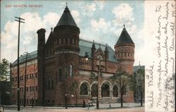 Art Museum, Detroit Postcard