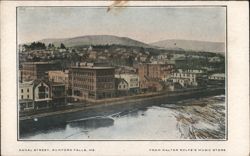 Canal Street, Rumford Falls, ME Postcard