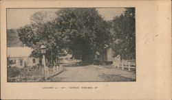 Looking Up Maple Avenue, Chelsea, VT Vermont Postcard Postcard Postcard