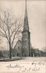 All Saint's Cathedral, Milwaukee Postcard