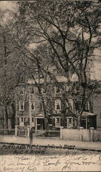 Longfellow's Home, Portland, ME by C. H. Brown Postcard
