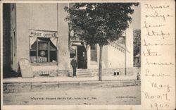Wayne Post Office, Wayne, PA Postcard