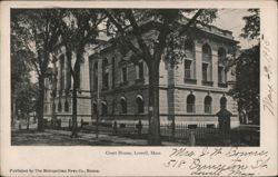Court House, Lowell, MA Postcard