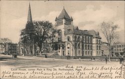 Hampshire County Court House, Northampton, MA Postcard