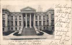 County Court House, Chambers St., N.Y. Postcard