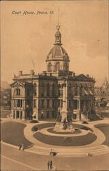 Peoria County Court House, Peoria, IL Postcard