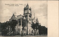 Douglas County Court House, Lawrence, KS Postcard