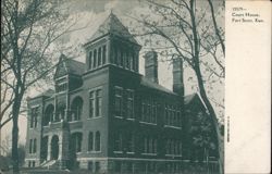 Court House, Fort Scott, KS Postcard