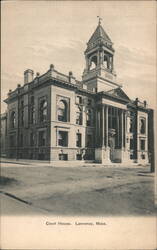 Court House, Lawrence, MA Postcard