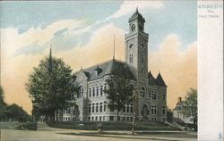 Waukesha, WI Court House Postcard