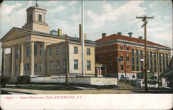Court House and Jail, Richmond, Staten Island Postcard