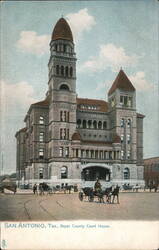Bexar County Court House, San Antonio, TX Postcard