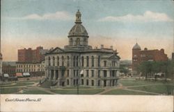Court House, Peoria, IL Postcard