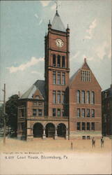 Court House, Bloomsburg, PA Postcard
