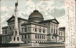Court House, South Bend, IN Postcard