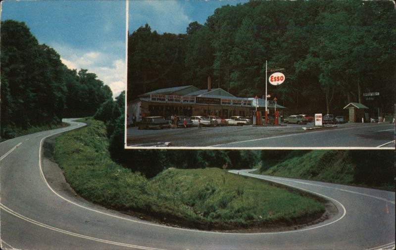 Cool Spring Park, Horseshoe Curve on U.S. Route 50, West Virginia Rowlesburg