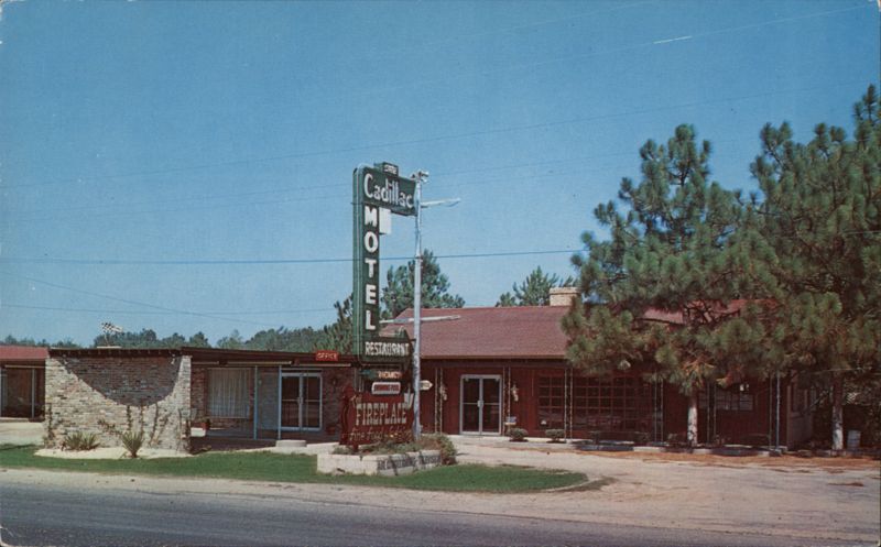 Cadillac Motel and Fireplace Restaurant, Florence, SC South Carolina